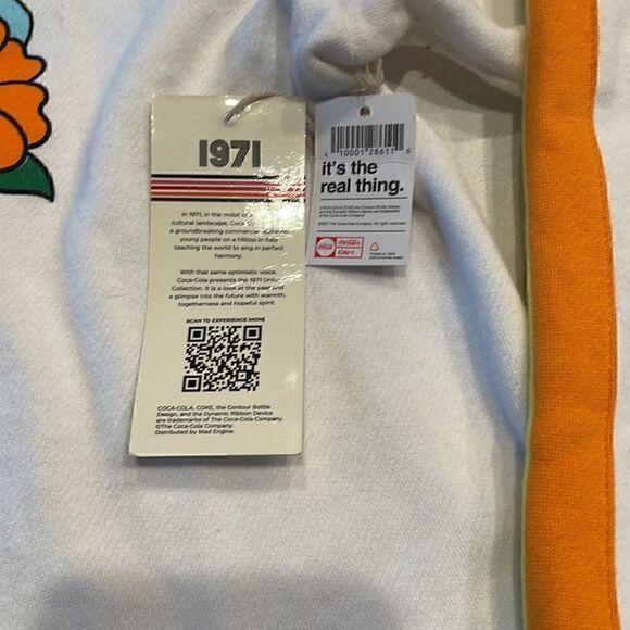 Coca-Cola womens small sweatshirt new with tags I’d like to buy a world of Coke. - Picture 4 of 7
